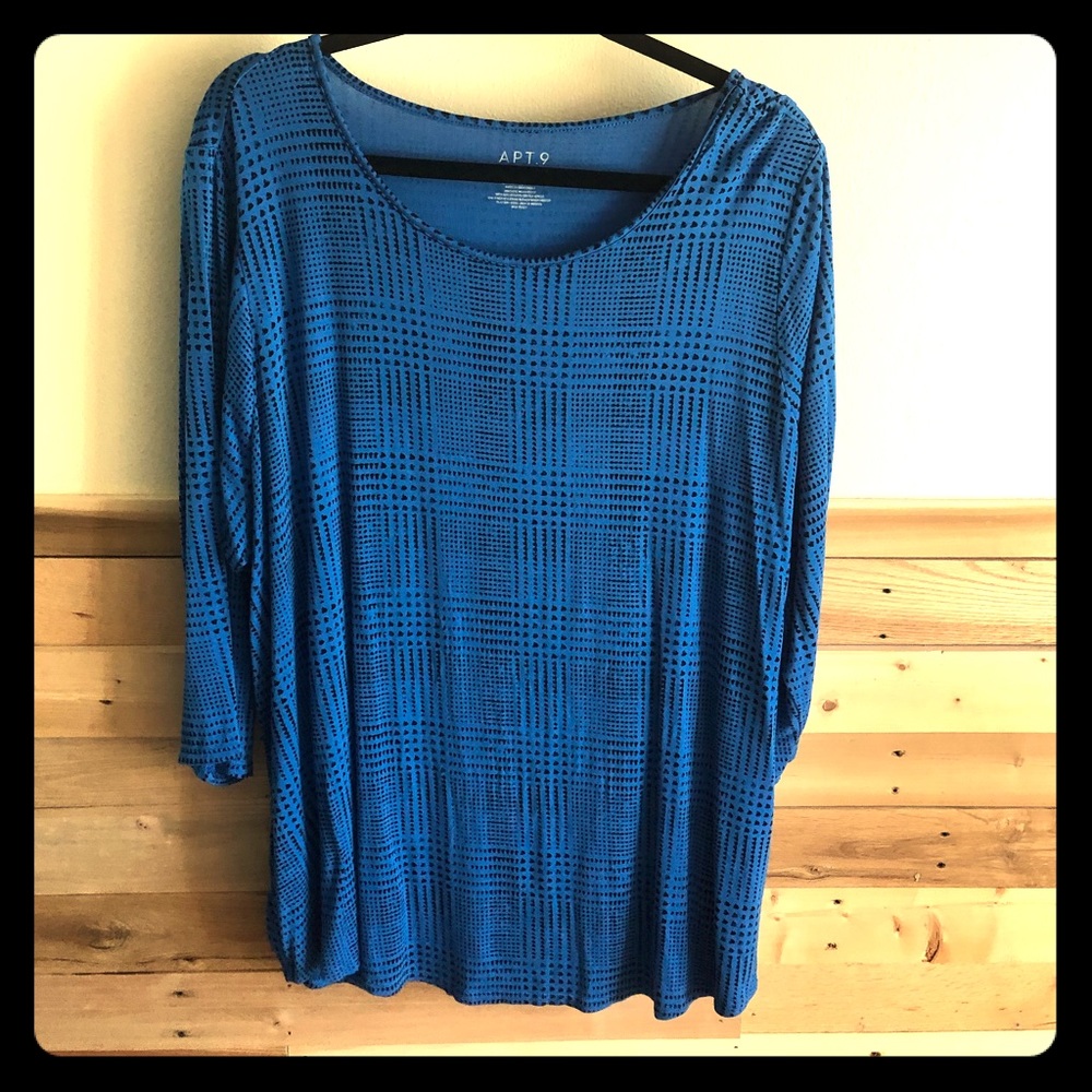 Royal blue shirt